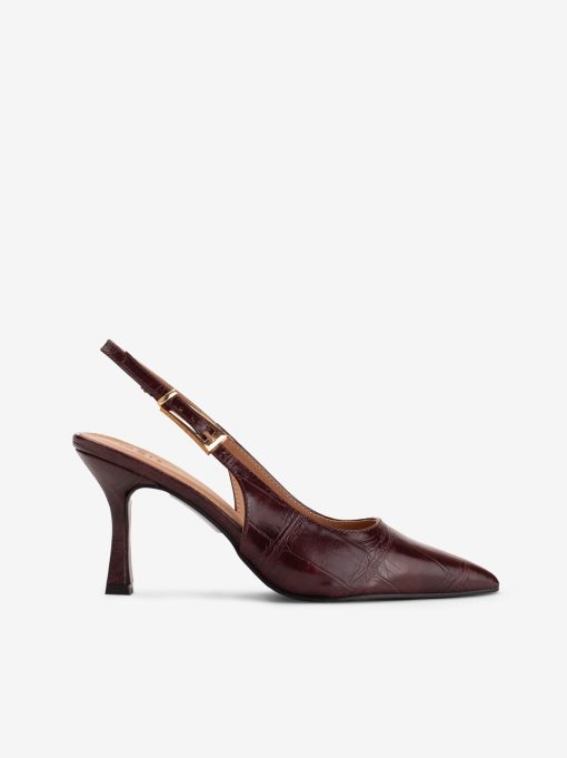 SAPATO PUMP SLING BACK DE FIVELA