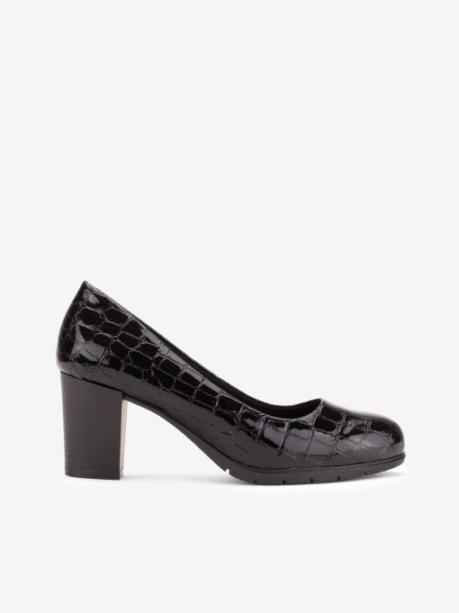 SAPATO DE TACÃO EM VERNIZ ESTAMPADO - Image 3