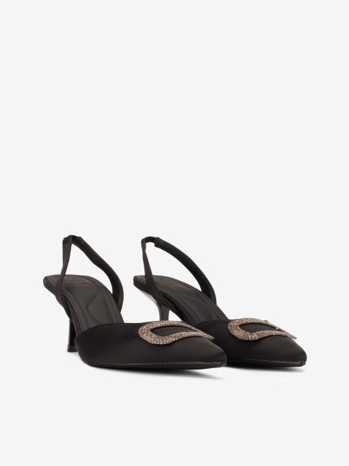 SAPATO PUMP SLING BACK EM CETIM - Image 2