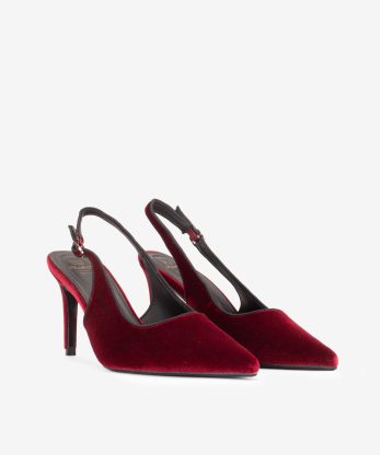 Alternative view of SAPATO PUMP SLING BACK EM VELUDO