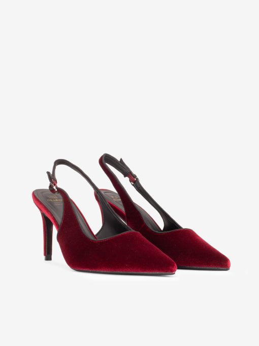 SAPATO PUMP SLING BACK EM VELUDO - Image 2