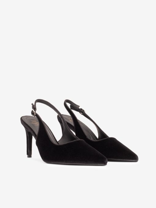 SAPATO PUMP SLING BACK EM VELUDO - Image 4