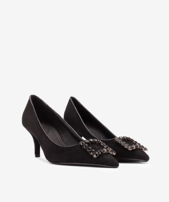 Alternative view of SAPATO PUMP EM TWEED