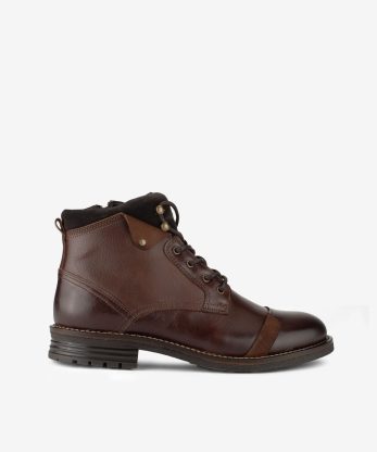 BOTA ESTILO MILITAR EM PELE