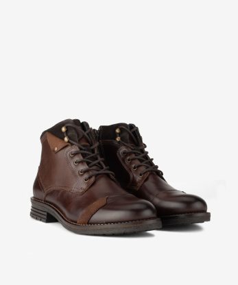 Alternative view of BOTA ESTILO MILITAR EM PELE