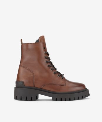 BOTIM ESTILO MILITAR EM PELE