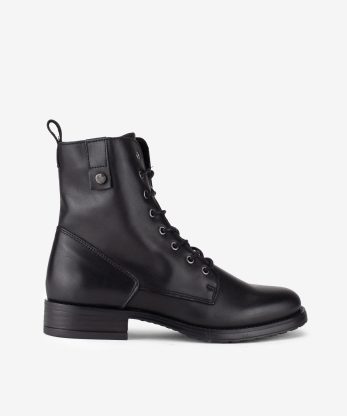 BOTIM EM PELE DE ATACADOR - PRETO, 40