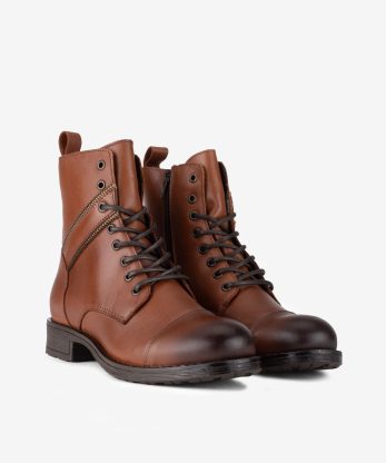 Alternative view of BOTA ESTILO MILITAR EM PELE