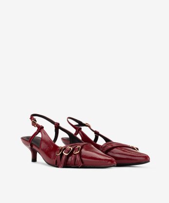 Alternative view of SAPATO PUMP SLING BACK EM VERNIZ