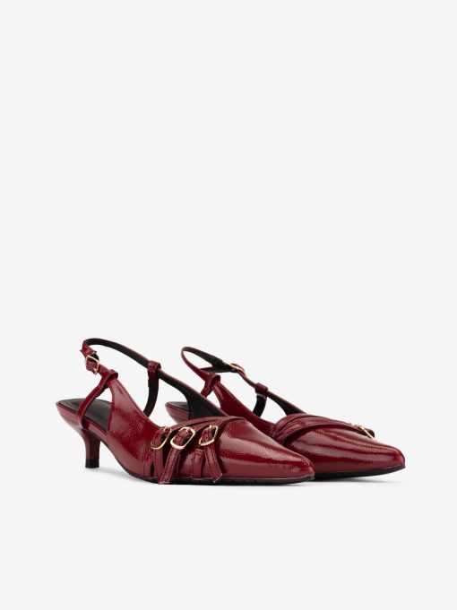 SAPATO PUMP SLING BACK EM VERNIZ - Image 2