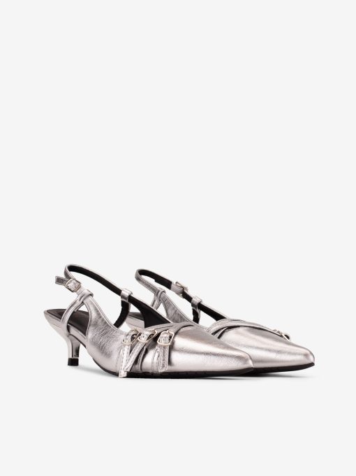 SAPATO PUMP SLING BACK EM VERNIZ - Image 5