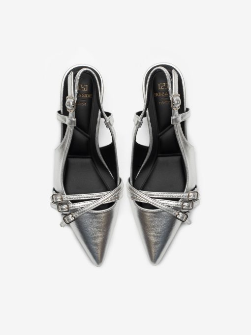 SAPATO PUMP SLING BACK EM VERNIZ - Image 6