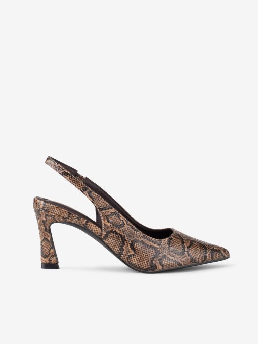 SAPATO PUMP SLING BACK ESTAMPADO