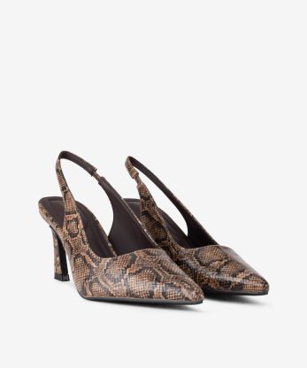 Alternative view of SAPATO PUMP SLING BACK ESTAMPADO