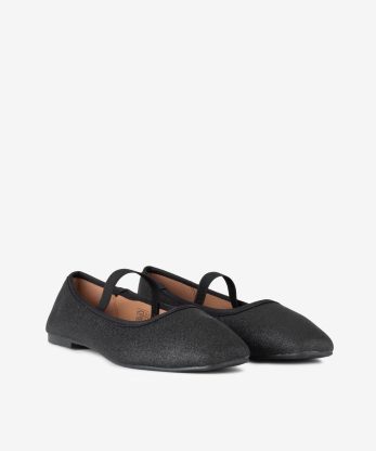 Alternative view of SABRINA MARY JANE DE GLITTER EM FORMA QUADRADA