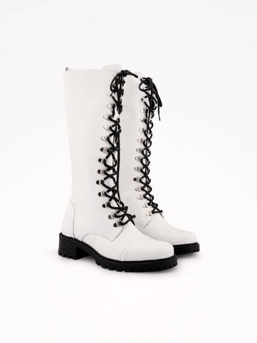 BOTA ESTILO MILITAR EM PELE - Image 2