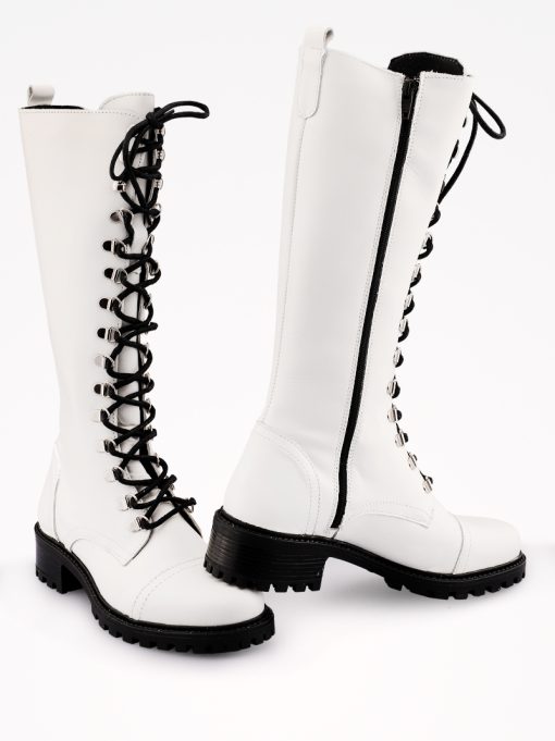 BOTA ESTILO MILITAR EM PELE - Image 3