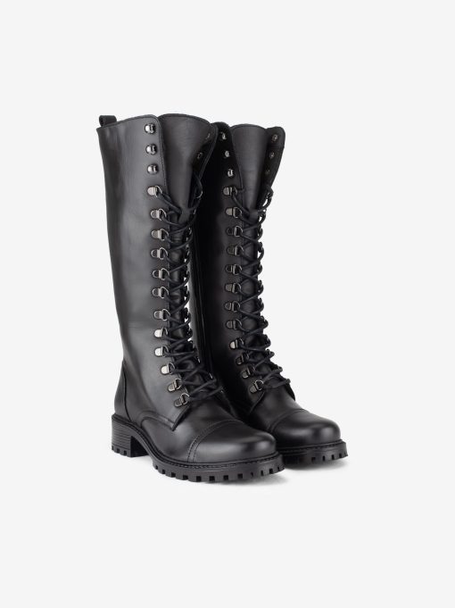 BOTA ESTILO MILITAR EM PELE - Image 5