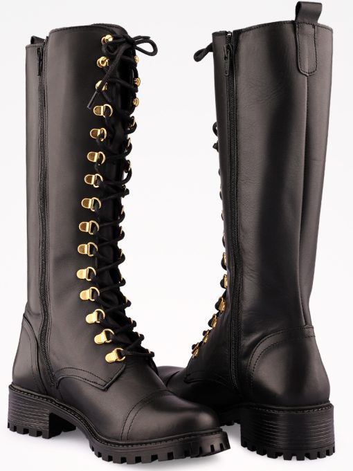 BOTA ESTILO MILITAR EM PELE - Image 6