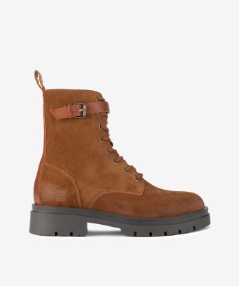 BOTA ESTILO MILITAR EM CROUTE CAMURÇA