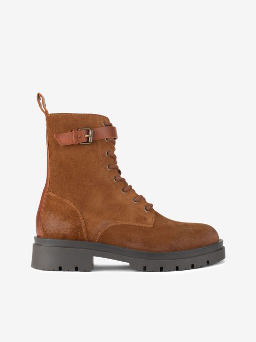 BOTA ESTILO MILITAR EM CROUTE CAMURÇA