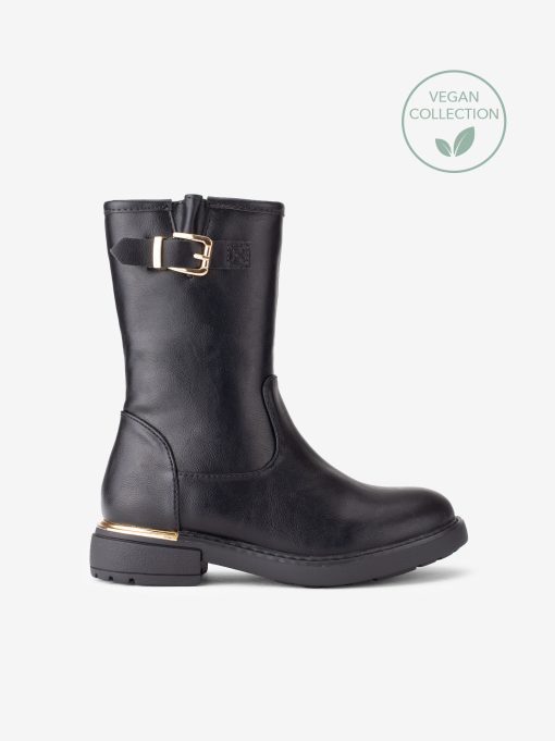 BOTA ESTILO BIKER EFEITO PELE