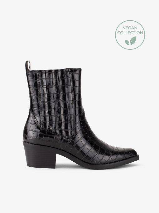 BOTIM DE TACÃO ESTAMPADO CROCO - Image 3