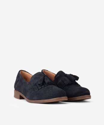 Alternative view of SAPATO LOAFER EM CROUTE CAMURÇA