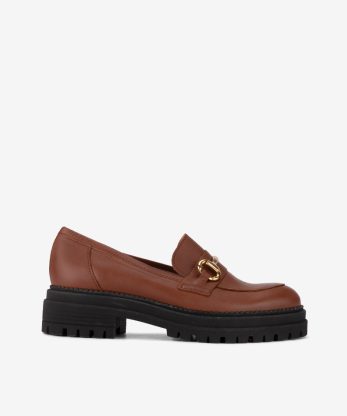 SAPATO LOAFER EM PELE