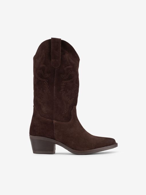 BOTA ESTILO TEXANA BORDADA