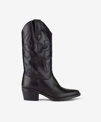 BOTA ESTILO TEXANA EM PELE