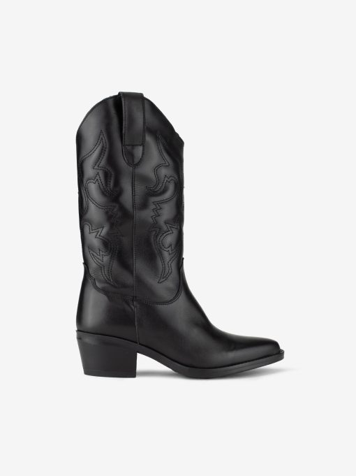BOTA ESTILO TEXANA EM PELE