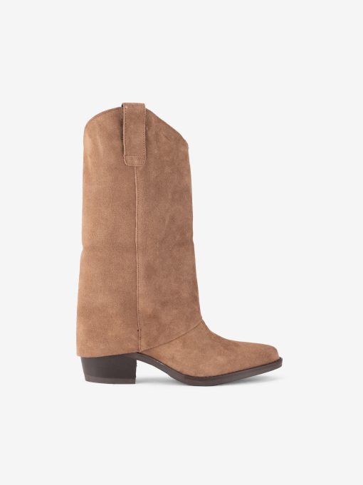 BOTA DE TACÃO COM POLAINA