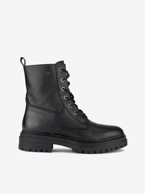 BOTA ESTILO MILITAR EM PELE