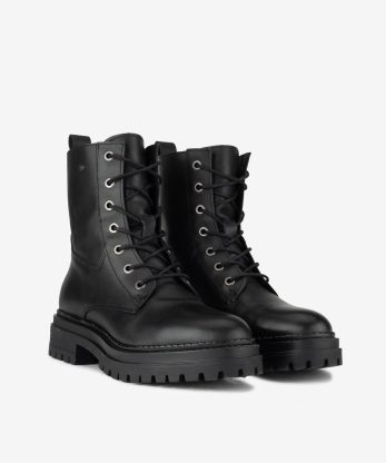 Alternative view of BOTA ESTILO MILITAR EM PELE