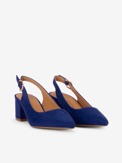 SAPATO PUMP SLING BACK DE TACÃO COM FIVELA - Image 2