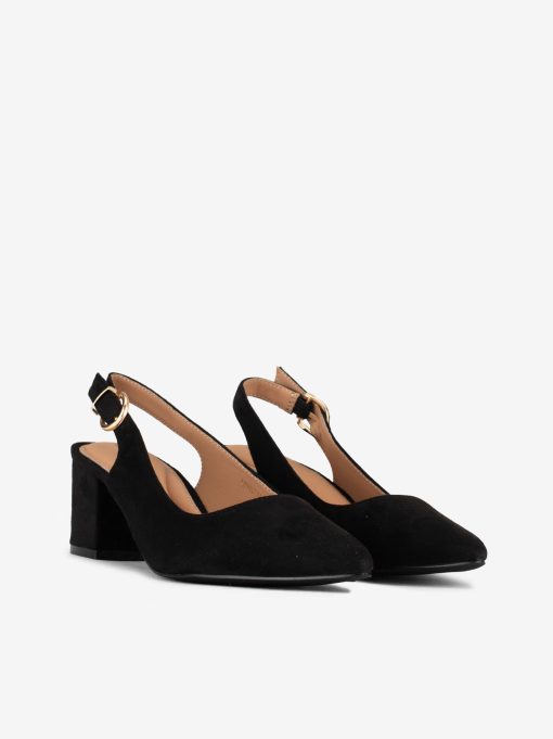 SAPATO PUMP SLING BACK DE TACÃO COM FIVELA - Image 6
