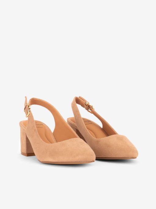 SAPATO PUMP SLING BACK DE TACÃO COM FIVELA - Image 9