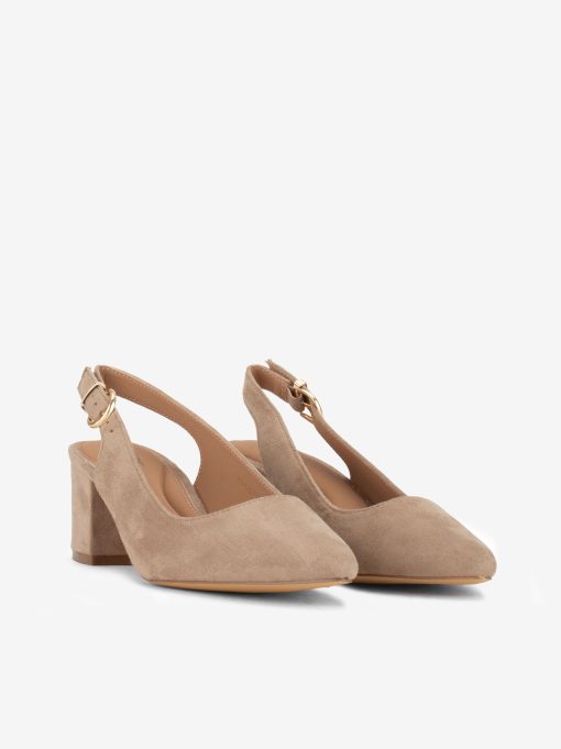 SAPATO PUMP SLING BACK DE TACÃO COM FIVELA - Image 10