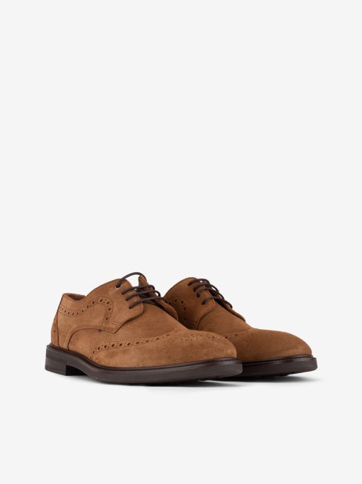 SAPATO BROGUE EM CROUTE CAMURÇA - Image 2