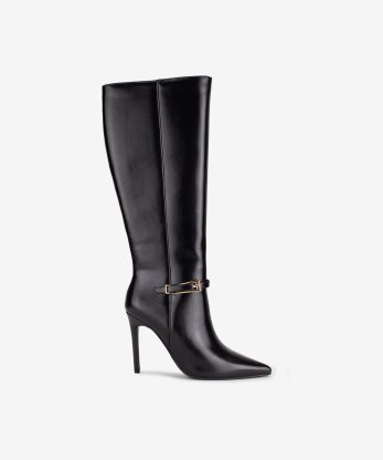 BOTA DE SALTO ALTO EFEITO PELE