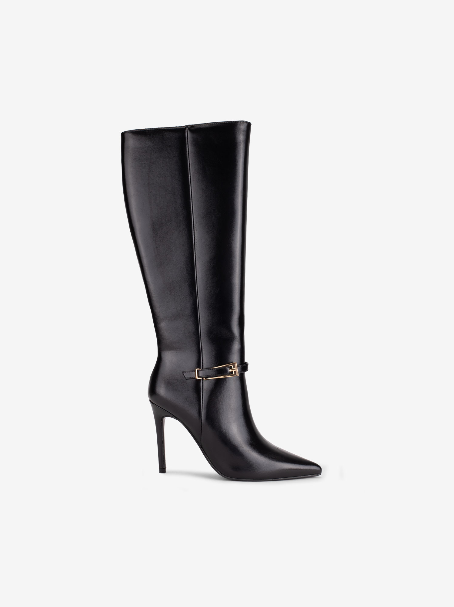 BOTA DE SALTO ALTO EFEITO PELE