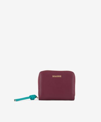 PORTA MOEDAS DE FECHO METÁLICO COM APLICAÇÃO