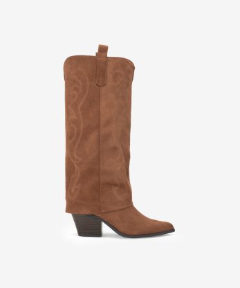 BOTA ALTA COM POLAINA