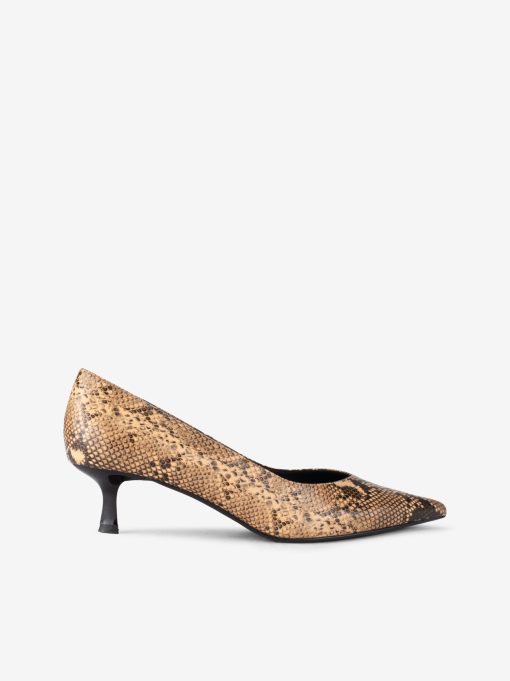 SAPATO PUMP EFEITO PELE ESTAMPADA