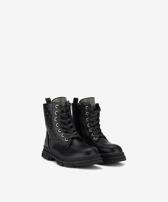 Alternative view of BOTA ESTILO MILITAR COM TACHAS