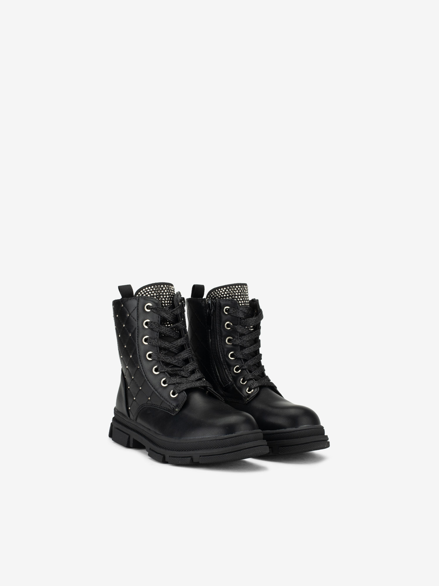 BOTA ESTILO MILITAR COM TACHAS - Image 2