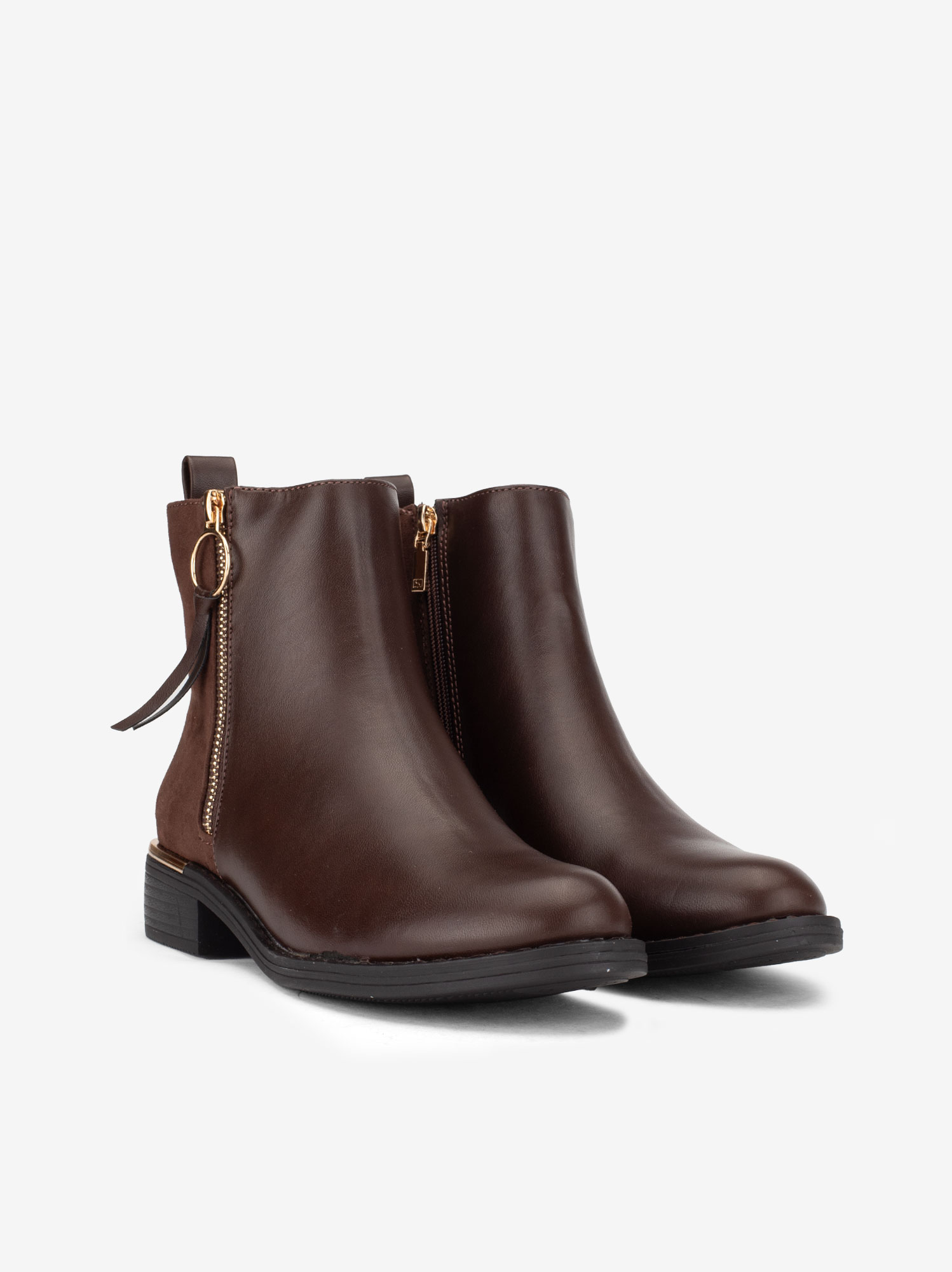 BOTIM EFEITO PELE DE FECHO METÁLICO - Image 2