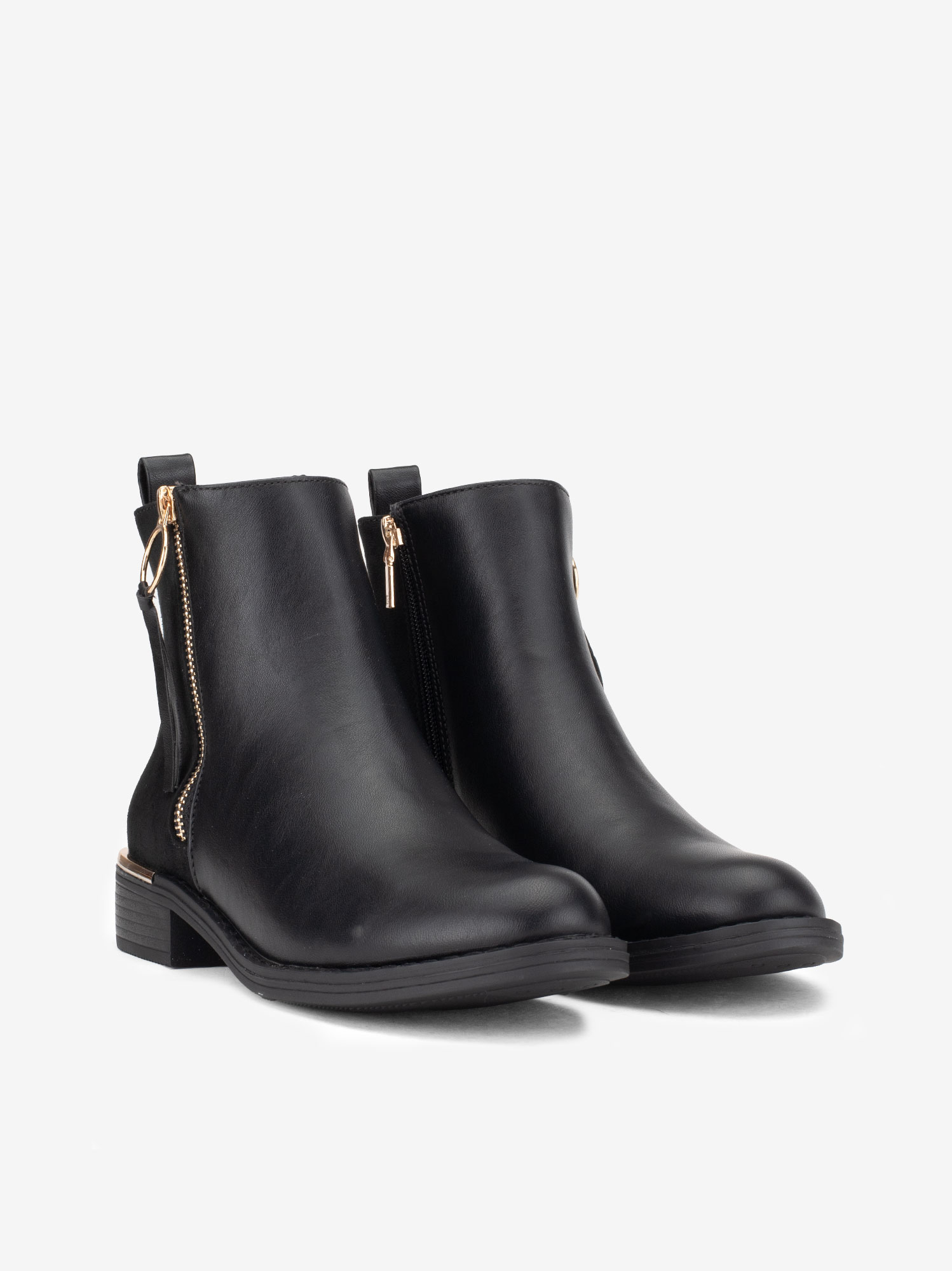 BOTIM EFEITO PELE DE FECHO METÁLICO - Image 4