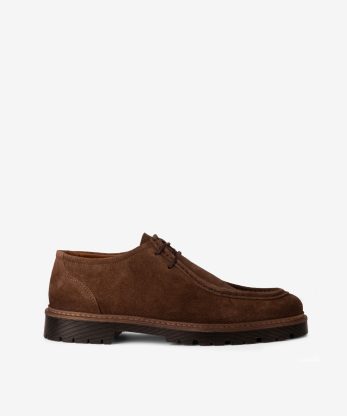 SAPATO EM CROUTE CAMURÇA